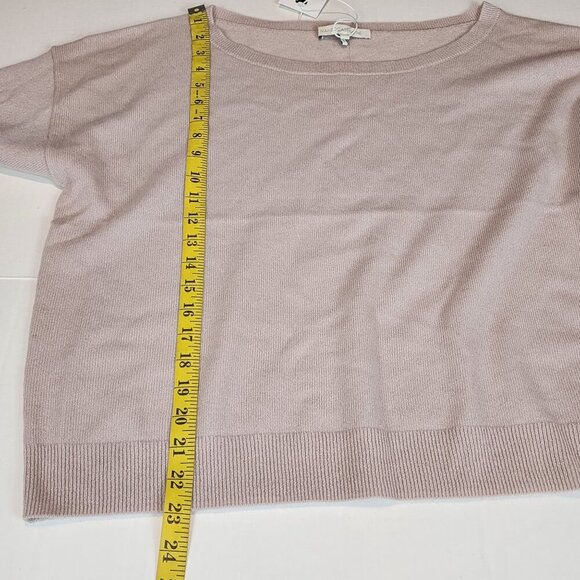 NakedCashmere sz L women  cashmere sweater Sandy / light pink  color - Picture 12 of 16
